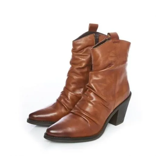 Betsie Tan Leather Women Moda In Pelle Ankle Boots Betsie Tan Leather Women Moda In Pelle Ankle Boots