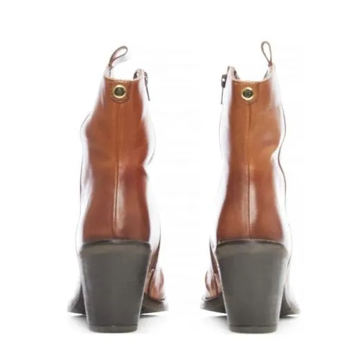 Betsie Tan Leather Women Moda In Pelle Ankle Boots Betsie Tan Leather Women Moda In Pelle Ankle Boots