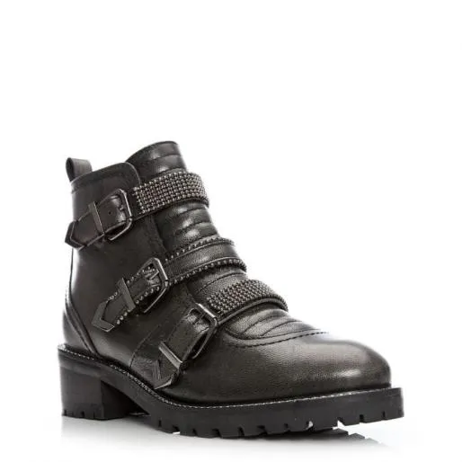 Bexxie Pewter Leather Women Moda In Pelle Ankle Boots Bexxie Pewter Leather Women Moda In Pelle Ankle Boots