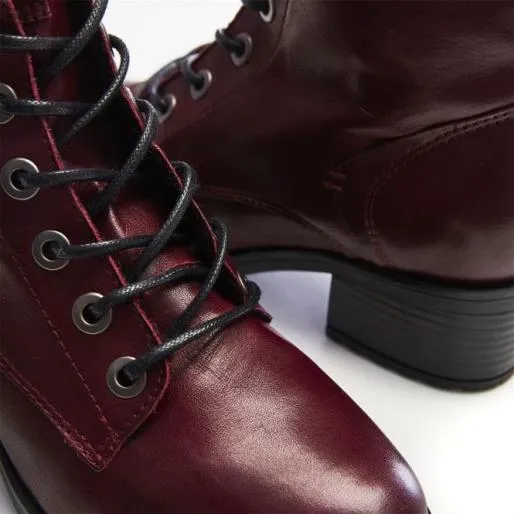 Bezzie Burgundy Leather Women Moda In Pelle Leather Boots Bezzie Burgundy Leather Women Moda In Pelle Leather Boots