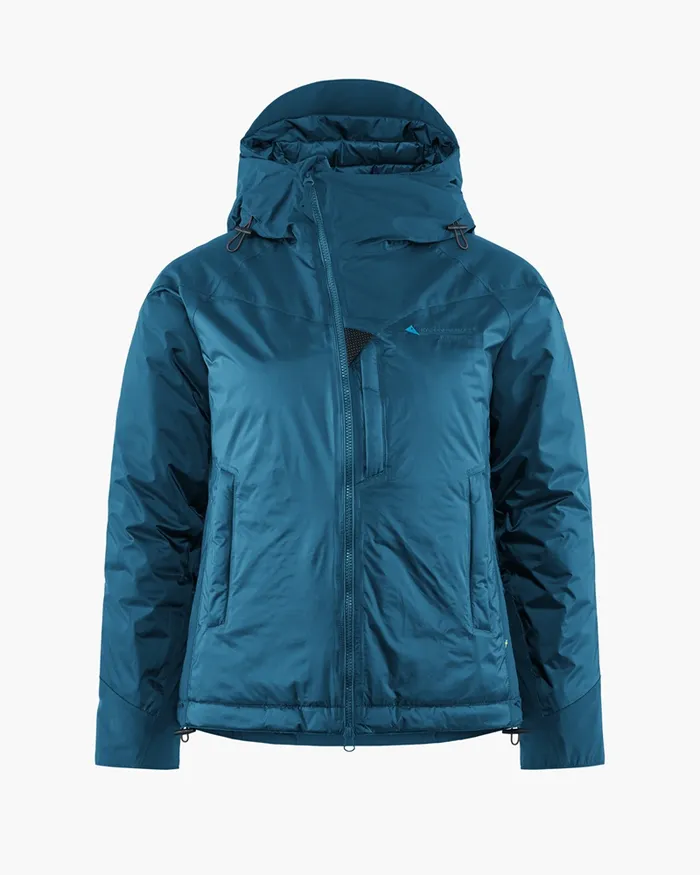 Bifrost Hooded Down Jacket Monkshood Blue Women Klttermusen Waterproof Jackets Bifrost Hooded Down Jacket Monkshood Blue Women Klttermusen Waterproof Jackets