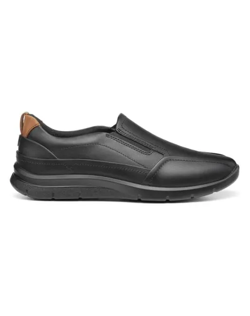 Black Shoes Mens Hotter Boost III Shoes Jet Black