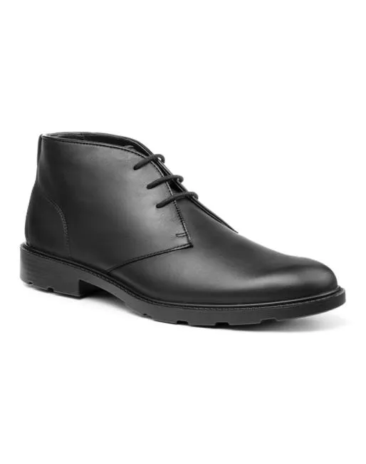Black Shoes Mens Hotter Huxley Boots Black