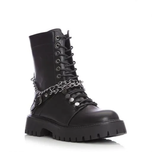 Blippie Black Porvair Women Moda In Pelle Black Boots Blippie Black Porvair Women Moda In Pelle Black Boots