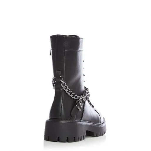 Blippie Black Porvair Women Moda In Pelle Black Boots Blippie Black Porvair Women Moda In Pelle Black Boots