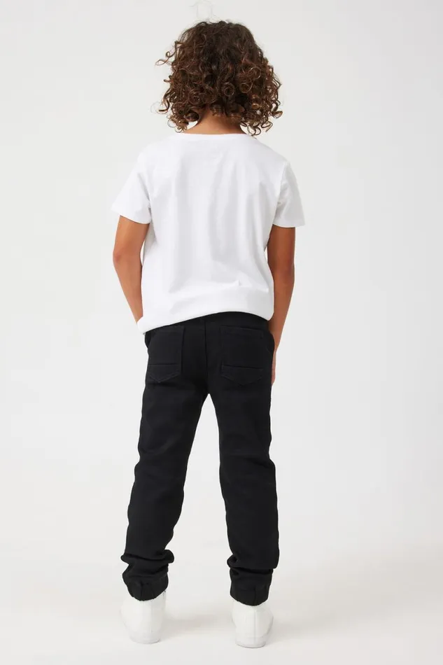 Boys 214 Pants and Jeans Cotton On Slouch Jogger Jean Burleigh Black