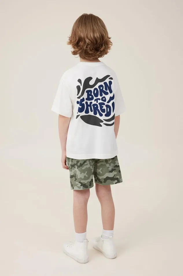 Boys 214 Shorts Cotton On Henry Slouch Short Camo Core