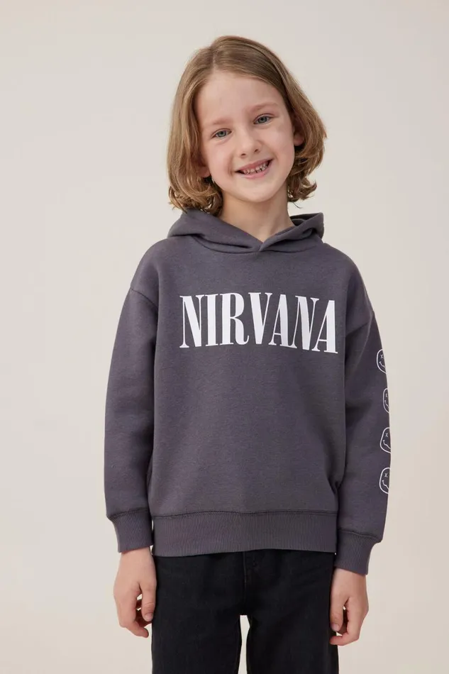 Boys 214 Sweatshirts and Sweatpants Cotton On License Emerson Hoodie Lcn Mt Rabbit Greynirvana Boys 214 Sweatshirts and Sweatpants Cotton On License Emerson Hoodie Lcn Mt Rabbit Greynirvana