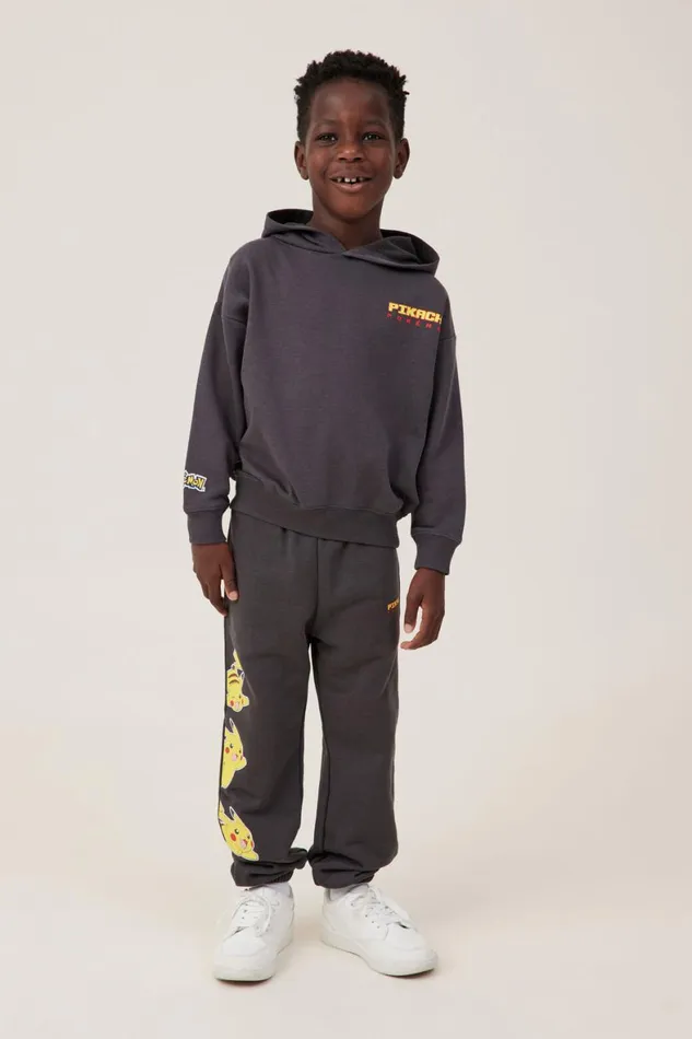 Boys 214 Sweatshirts and Sweatpants Cotton On License Emerson Hoodie Lcn Pok Phantompikachu