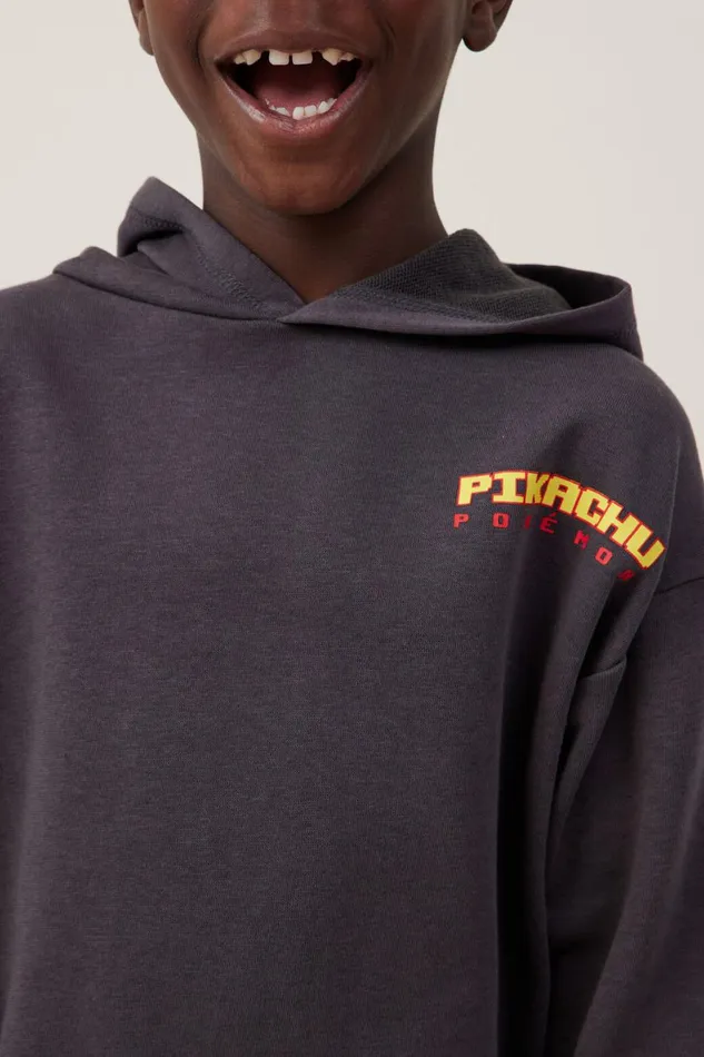 Boys 214 Sweatshirts and Sweatpants Cotton On License Emerson Hoodie Lcn Pok Phantompikachu
