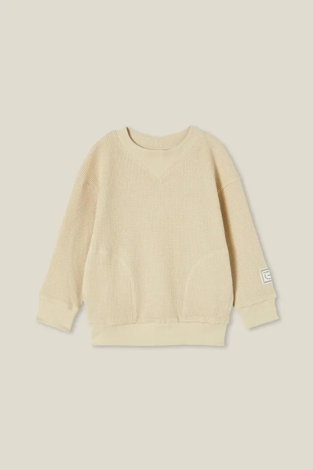 Boys 214 Sweatshirts and Sweatpants Cotton On Long Sleeve Waffle Pullover Rainy Day Boys 214 Sweatshirts and Sweatpants Cotton On Long Sleeve Waffle Pullover Rainy Day