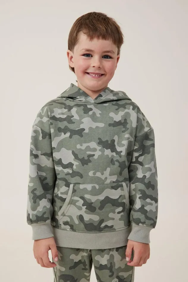 Boys 214 Sweatshirts and Sweatpants Cotton On Marco Hoodie Camo