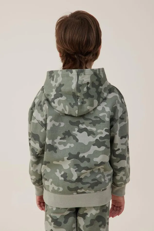 Boys 214 Sweatshirts and Sweatpants Cotton On Marco Hoodie Camo