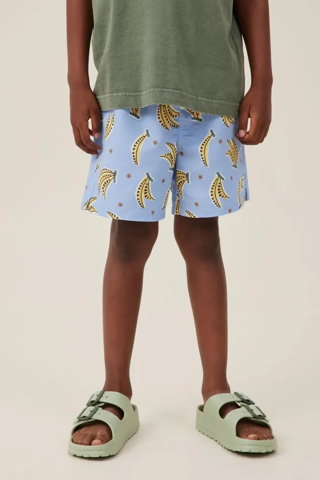 Boys 214 Swimwear Cotton On Bailey Board Short Dusk Bluedaffodil Bananas