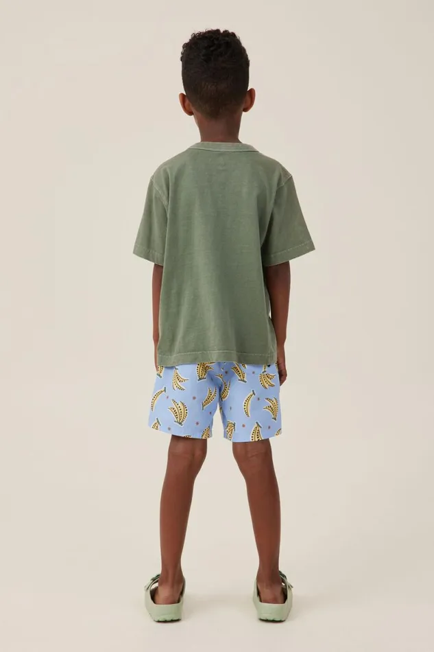 Boys 214 Swimwear Cotton On Bailey Board Short Dusk Bluedaffodil Bananas
