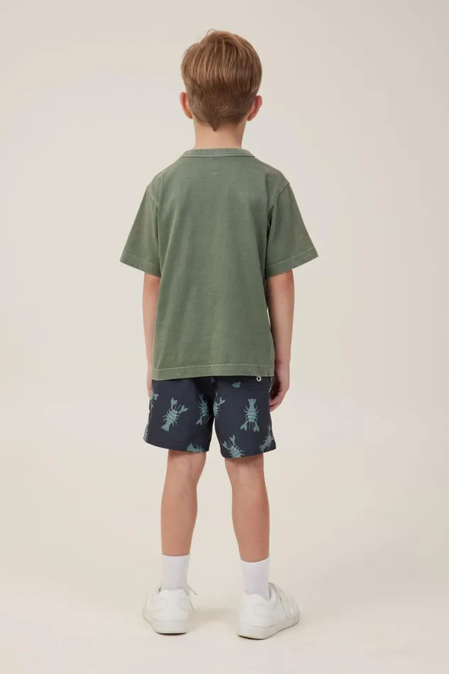 Boys 214 Swimwear Cotton On Bailey Board Short Phantomlobster