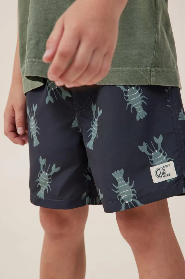 Boys 214 Swimwear Cotton On Bailey Board Short Phantomlobster