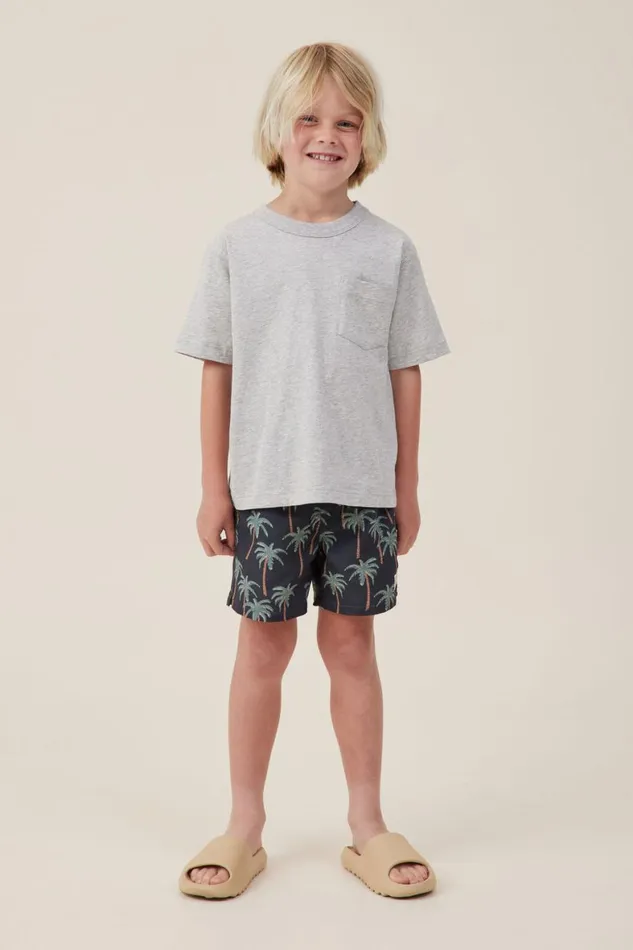 Boys 214 Swimwear Cotton On Bailey Board Short Phantompalms