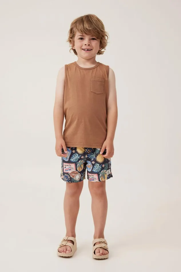 Boys 214 Swimwear Cotton On Bailey Board Short Phantomrio