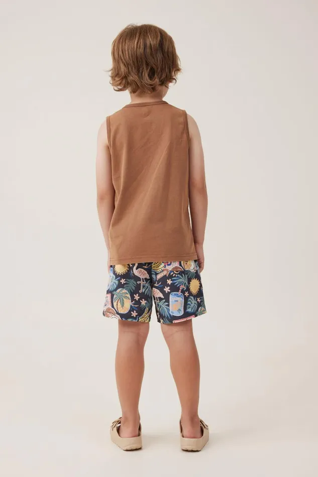 Boys 214 Swimwear Cotton On Bailey Board Short Phantomrio