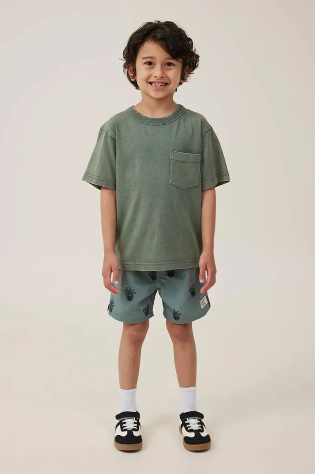 Boys 214 Swimwear Cotton On Bailey Board Short Swag Greenpineapples