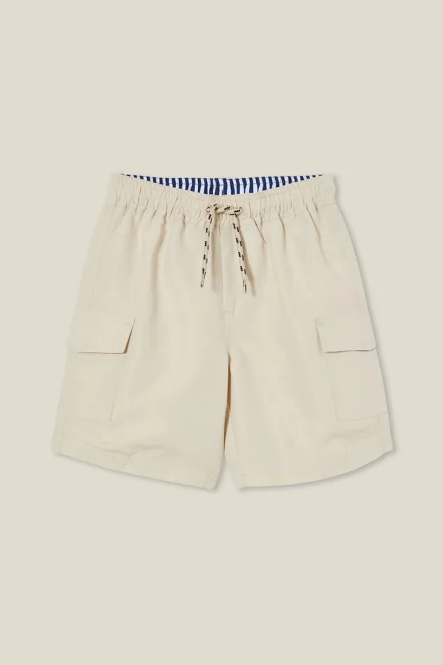 Boys 214 Swimwear Cotton On Bailey Cargo Boardshort Rainy Day