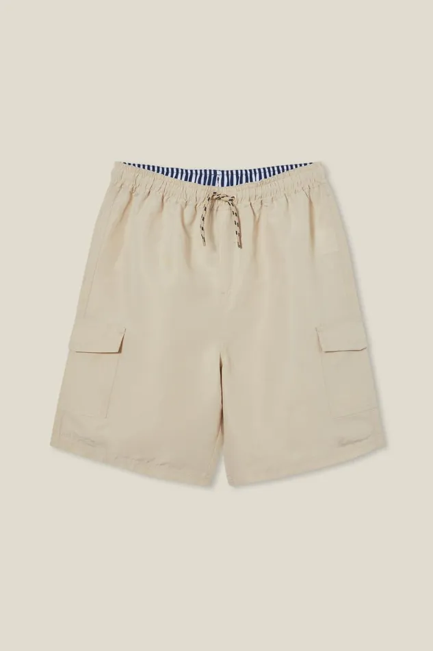 Boys 214 Swimwear Cotton On Benny Cargo Boardshort Rainy Day