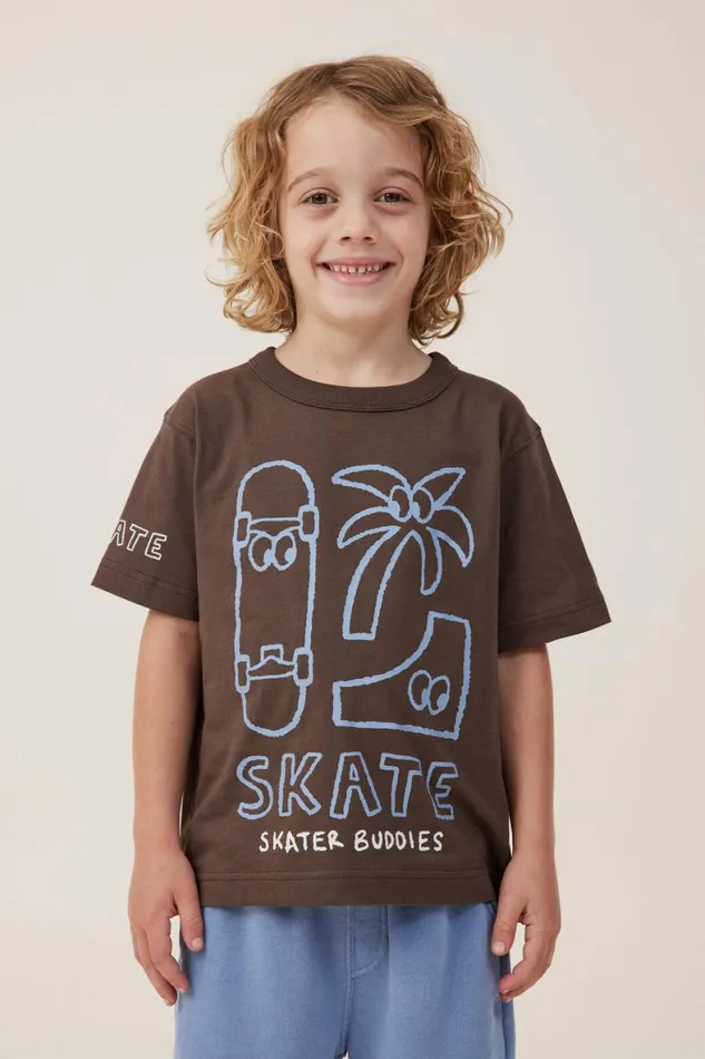 Boys 214 Tops and TShirts Cotton On Jonny Short Sleeve Print Tee Hot Choccyskate Boys 214 Tops and TShirts Cotton On Jonny Short Sleeve Print Tee Hot Choccyskate
