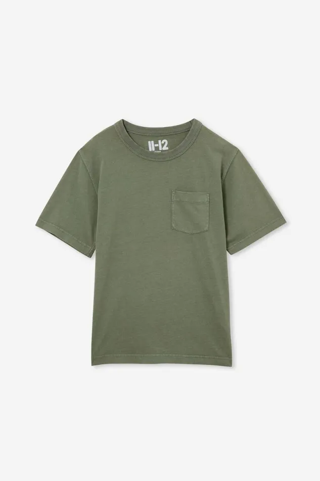 Boys 214 Tops and TShirts Cotton On The Eddy Essential Short Sleeve Tee Swag Green Wash Boys 214 Tops and TShirts Cotton On The Eddy Essential Short Sleeve Tee Swag Green Wash