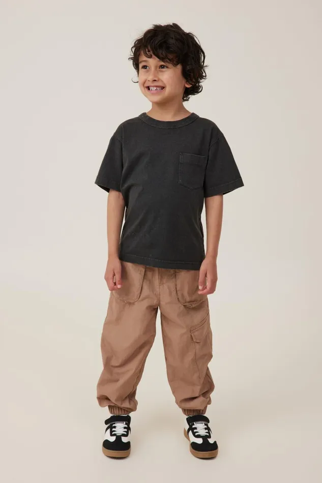 Boys 214 Tops and TShirts Cotton On The Essential Short Sleeve Tee Phantom Wash