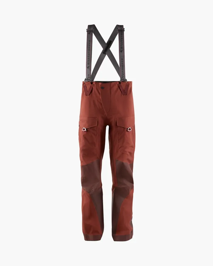Brage 20 Salopette Waterproof Shell Pants Merlot Women Klttermusen Waterproof Pants