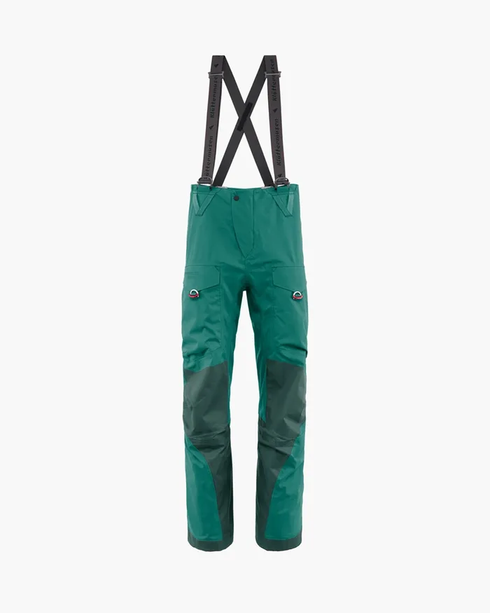 Brage 20 Salopette Waterproof Shell Pants Ocean Green Men Klttermusen Waterproof Pants