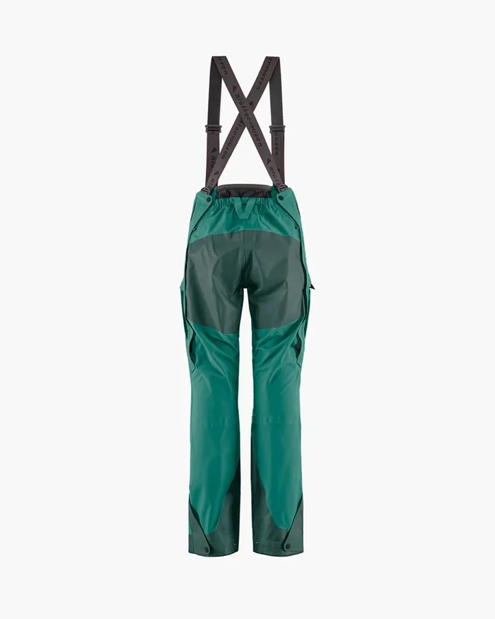 Brage 20 Salopette Waterproof Shell Pants Ocean Green Women Klttermusen Waterproof Pants