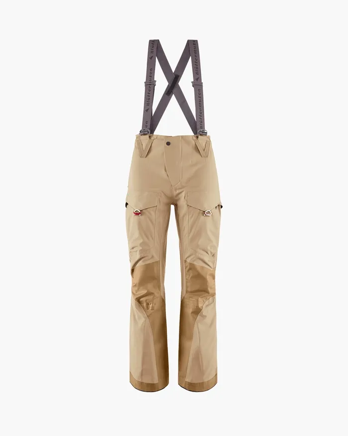 Brage 20 Salopette Waterproof Shell Pants Warm Sand Women Klttermusen Waterproof Pants
