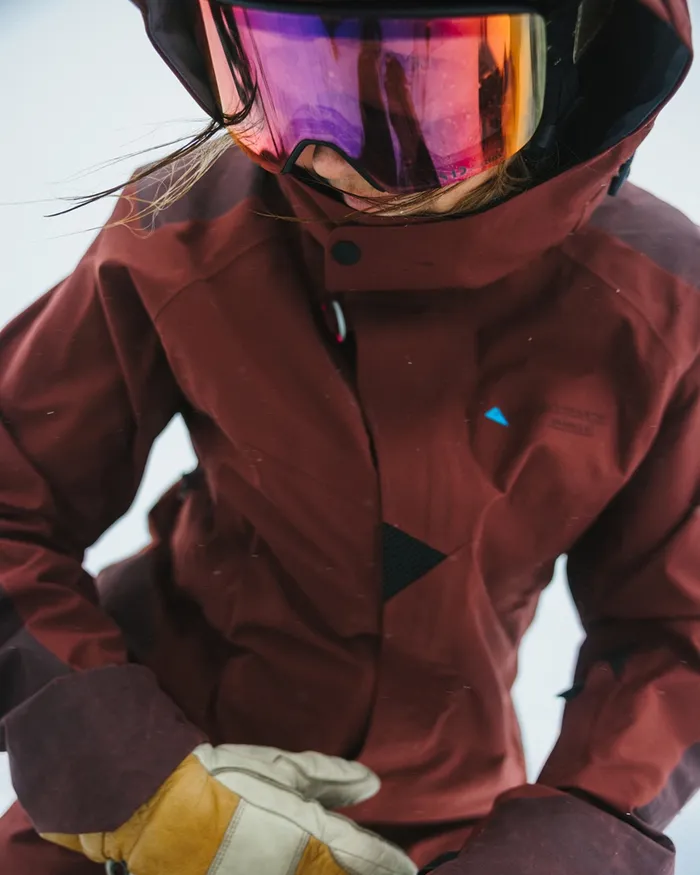 Brage 20 Waterproof Shell Jacket Merlot Women Klttermusen Waterproof Jackets
