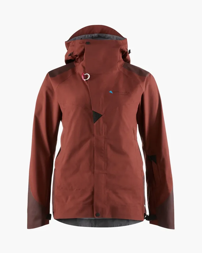 Brage 20 Waterproof Shell Jacket Merlot Women Klttermusen Waterproof Jackets