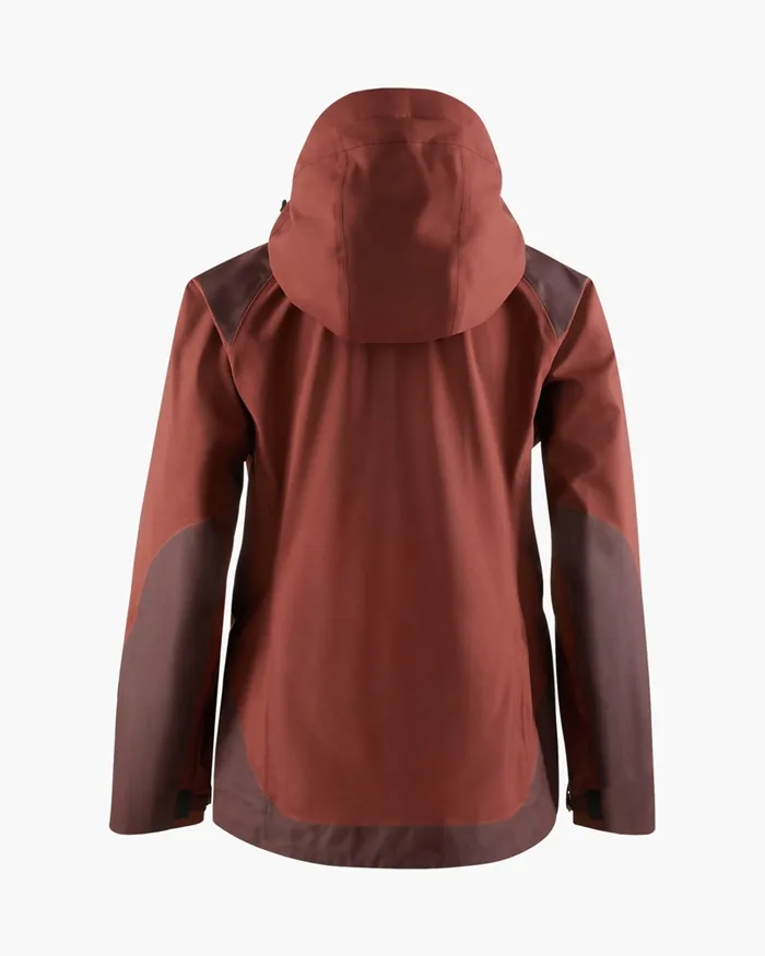 Brage 20 Waterproof Shell Jacket Merlot Women Klttermusen Waterproof Jackets