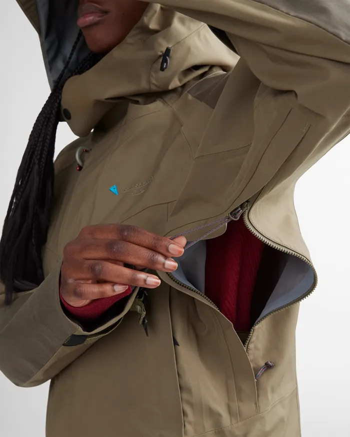 Brage 20 Waterproof Shell Jacket Merlot Women Klttermusen Waterproof Jackets