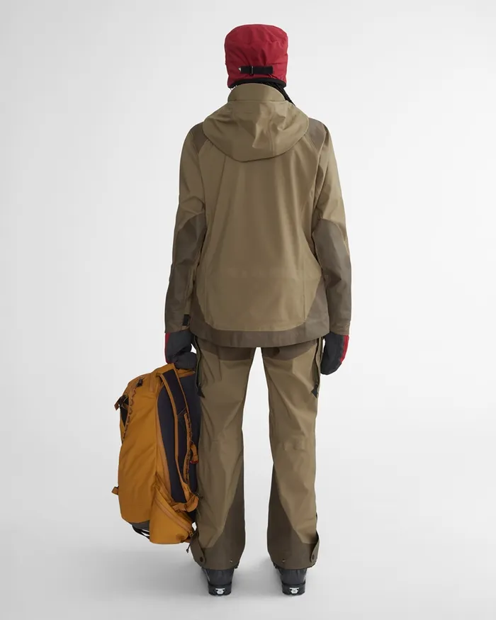 Brage 20 Waterproof Shell Jacket Mustard Women Klttermusen Waterproof Jackets