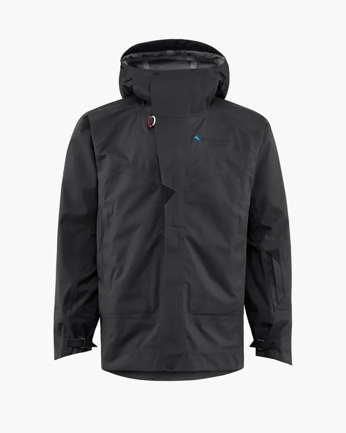 Brage 20 Waterproof Shell Jacket Raven Men Klttermusen Waterproof Jackets