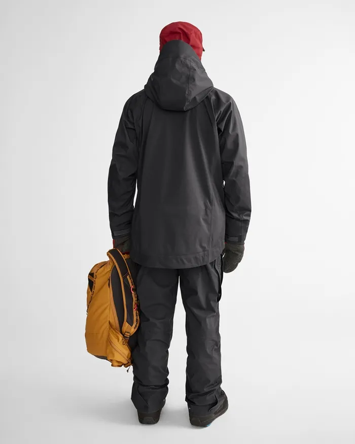 Brage 20 Waterproof Shell Jacket Raven Men Klttermusen Waterproof Jackets
