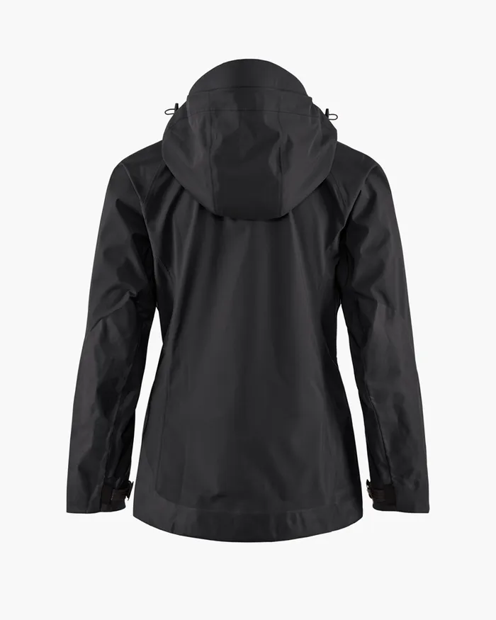 Brage 20 Waterproof Shell Jacket Raven Women Klttermusen Waterproof Jackets