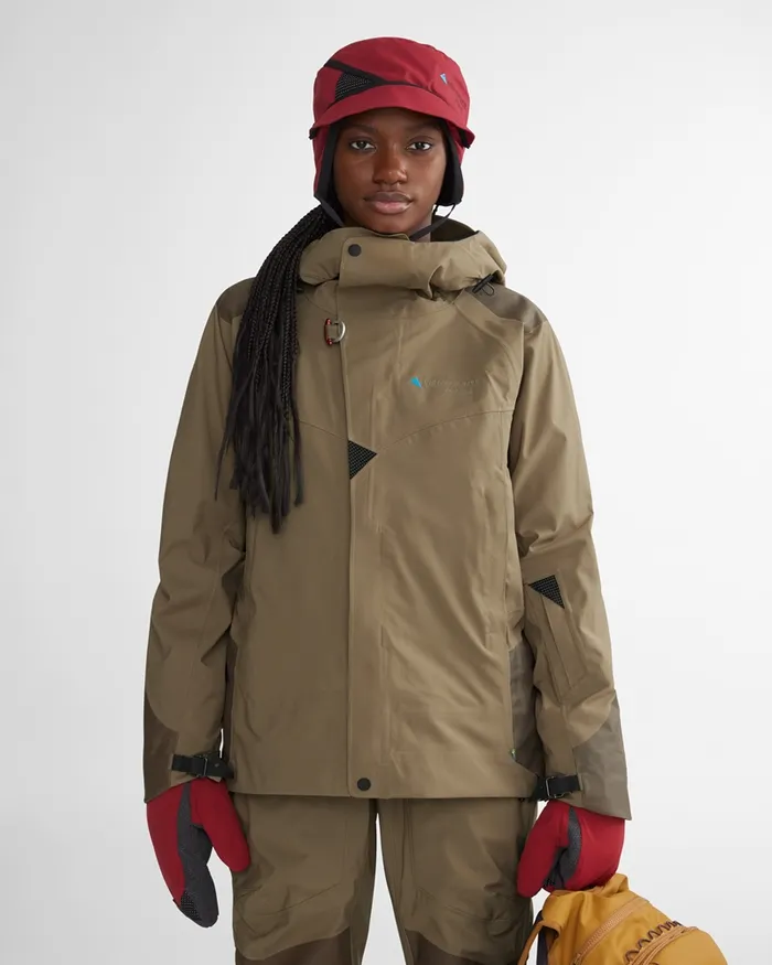 Brage 20 Waterproof Shell Jacket Raven Women Klttermusen Waterproof Jackets
