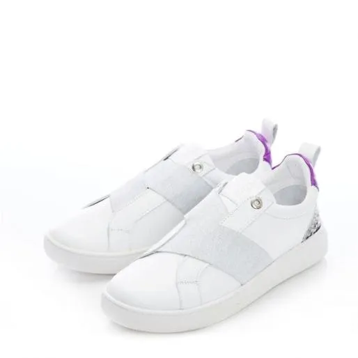 Brayla White Leather Women Moda In Pelle Casual Trainers Brayla White Leather Women Moda In Pelle Casual Trainers