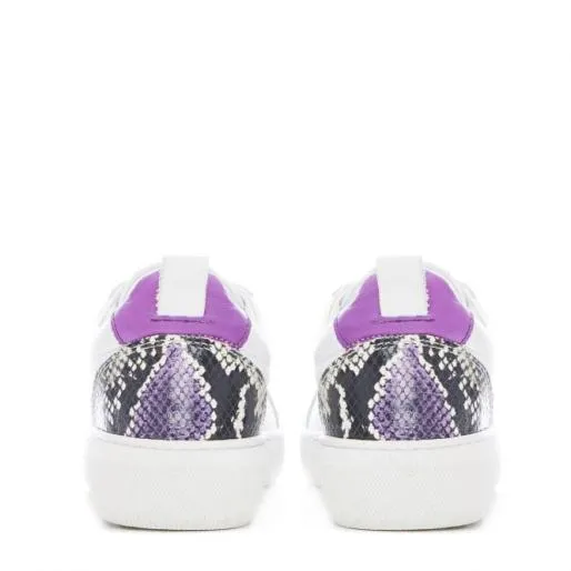 Brayla White Leather Women Moda In Pelle Casual Trainers Brayla White Leather Women Moda In Pelle Casual Trainers