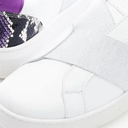 Brayla White Leather Women Moda In Pelle Casual Trainers Brayla White Leather Women Moda In Pelle Casual Trainers