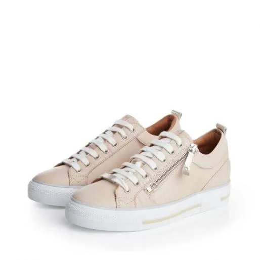 Brayleigh Cream Leather Women Moda In Pelle Casual Trainers Brayleigh Cream Leather Women Moda In Pelle Casual Trainers