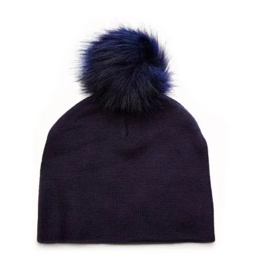 Brealahat Navy Fabric Women Moda In Pelle Clothing