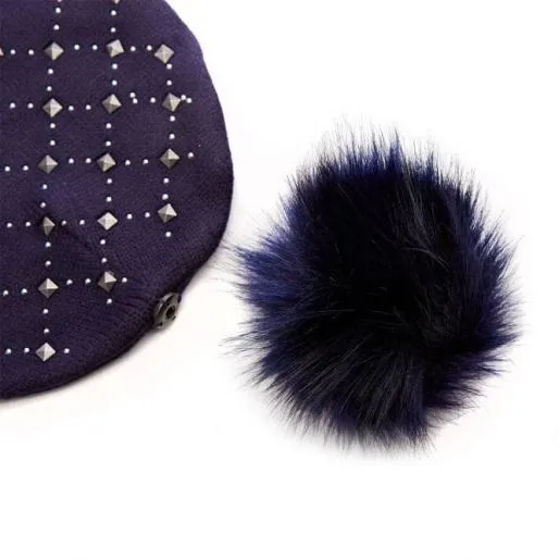 Brealahat Navy Fabric Women Moda In Pelle Clothing