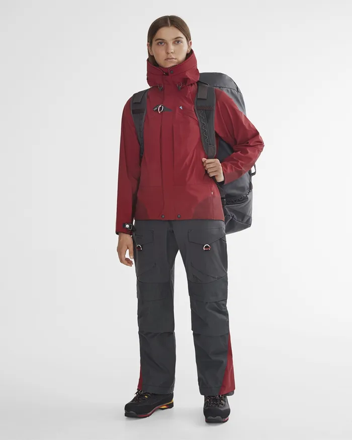 Brede 20 Waterproof Expedition Jacket Burnt Russet Women Klttermusen Waterproof Jackets